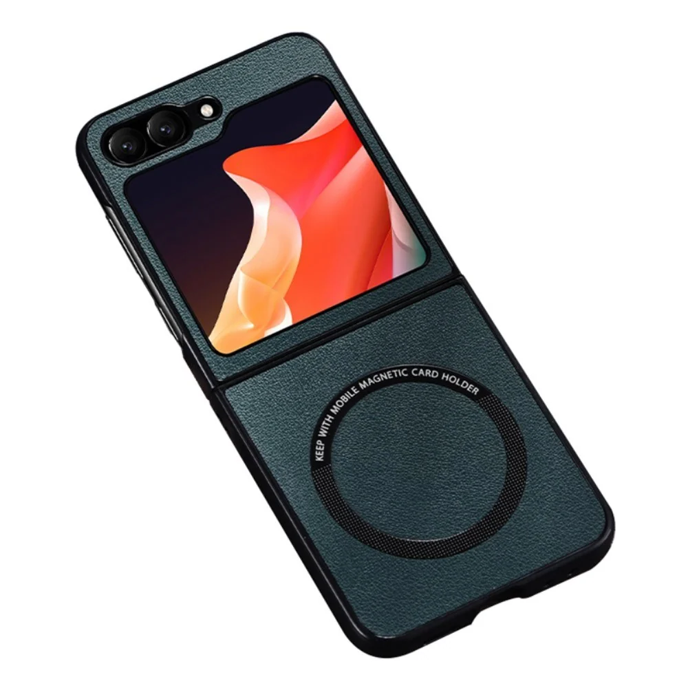 EIDERWOOD Samsung Galaxy Z Flip7 FE / Flip6 Skinnkledd Plast Deksel – v:6301607 EIDERWOOD Samsung Galaxy Z Flip7 FE / Flip6 Skinnkledd Plast Deksel – v:6301607