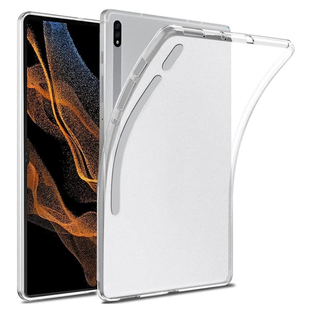 Samsung Galaxy Tab S8 Ultra Fleksibelt Deksel - Matt Gjennomsiktig v:3340151