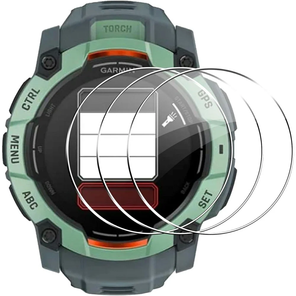 Garmin Instinct 3 Solar (50mm) Herdet Beskyttelsesglass – 3 stk – Gjen v:1728926 Garmin Instinct 3 Solar (50mm) Herdet Beskyttelsesglass – 3 stk – Gjen v:1728926