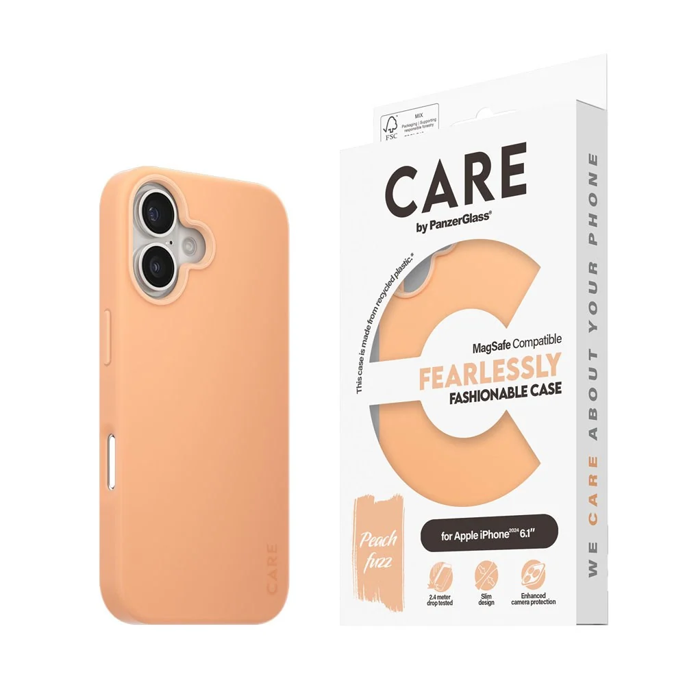 CARE by PanzerGlass iPhone 16 FASHION Fearlessly Fashionable Deksel – v:6066523 CARE by PanzerGlass iPhone 16 FASHION Fearlessly Fashionable Deksel – v:6066523