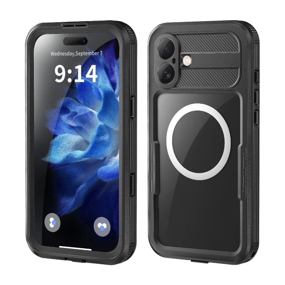 iPhone 16 Plus Vanntett Håndverker Deksel m. Skjermbeskytter og Stropp v:1288701 iPhone 16 Plus Vanntett Håndverker Deksel m. Skjermbeskytter og Stropp v:1288701