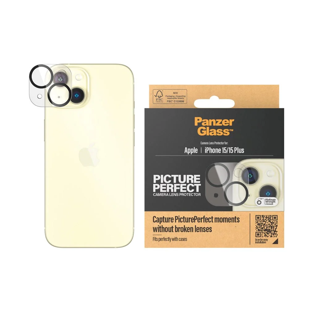 iPhone 15 / 15 Plus PanzerGlass PicturePerfect – Kamerabeskyttelse – P v:3145008