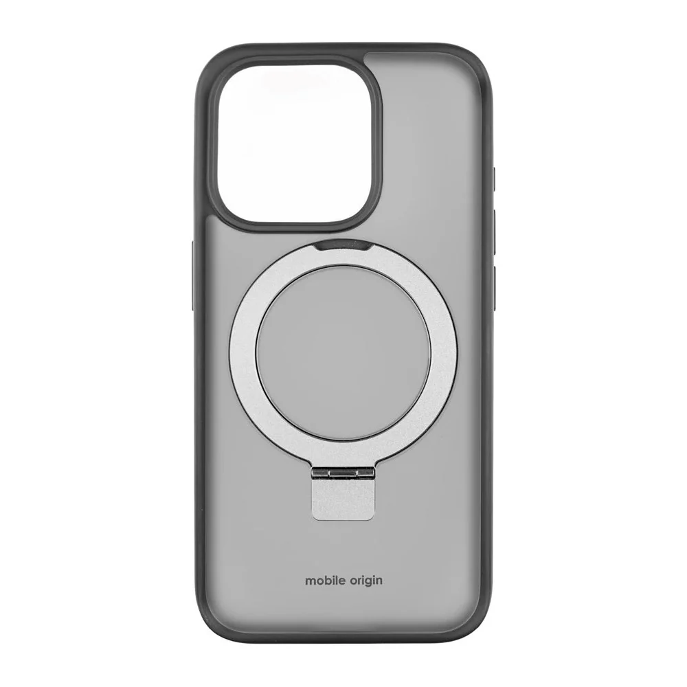 iPhone 15 Pro Mobile Origin RingMag Fleksibelt Plastdeksel – svart / g v:607927