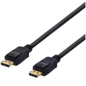 DELTACO DisplayPort skjermkabel, 20-pins Ha – Ha, 15m, svart v:2619540 DELTACO DisplayPort skjermkabel, 20-pins Ha – Ha, 15m, svart v:2619540