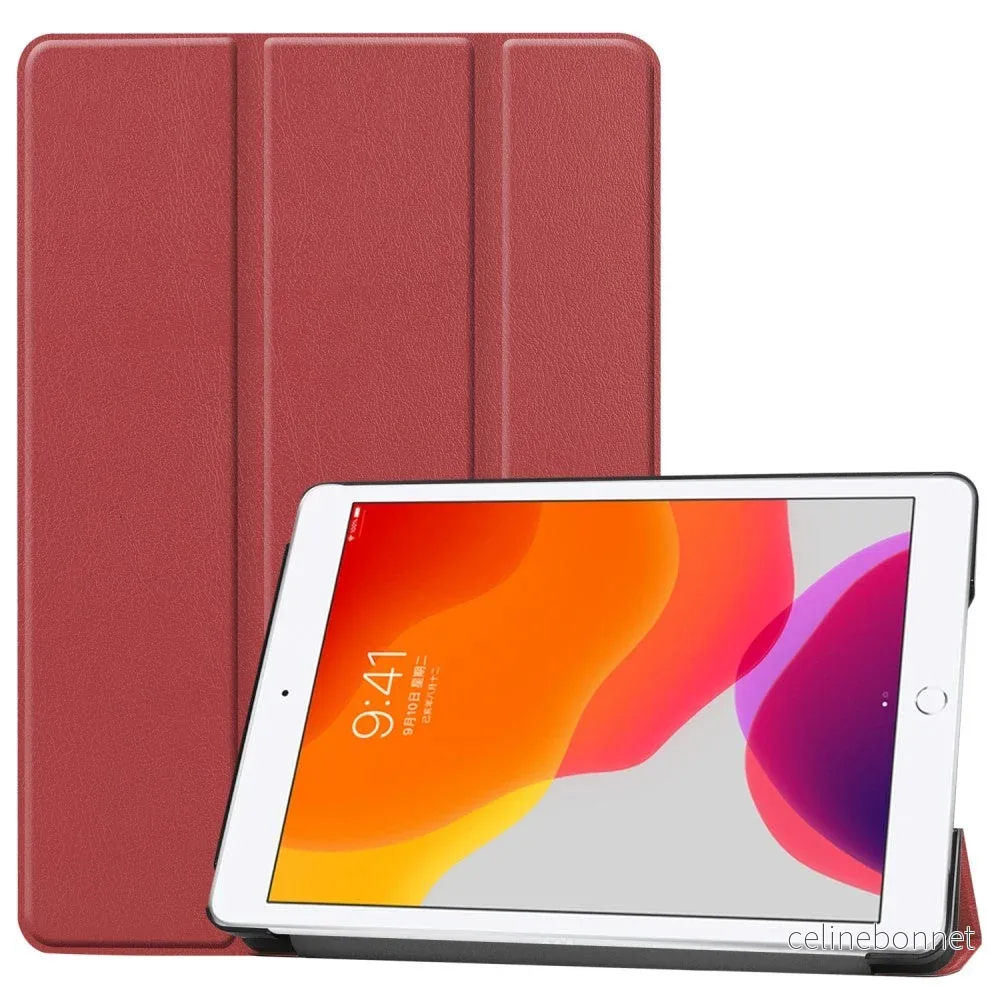Apple iPad 10.2" (2021 / 2020 / 2019) Skinn Flip Deksel m. Stativ – Mø v:2837322 Apple iPad 10.2" (2021 / 2020 / 2019) Skinn Flip Deksel m. Stativ – Mø v:2837322