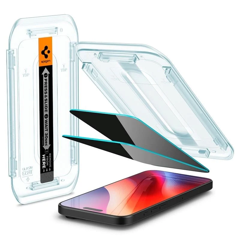 iPhone 17 / 17 Pro / 16 Pro Spigen EZ Fit Glas.tR Skjermbeskytter 2. S v:4036435 iPhone 17 / 17 Pro / 16 Pro Spigen EZ Fit Glas.tR Skjermbeskytter 2. S v:4036435