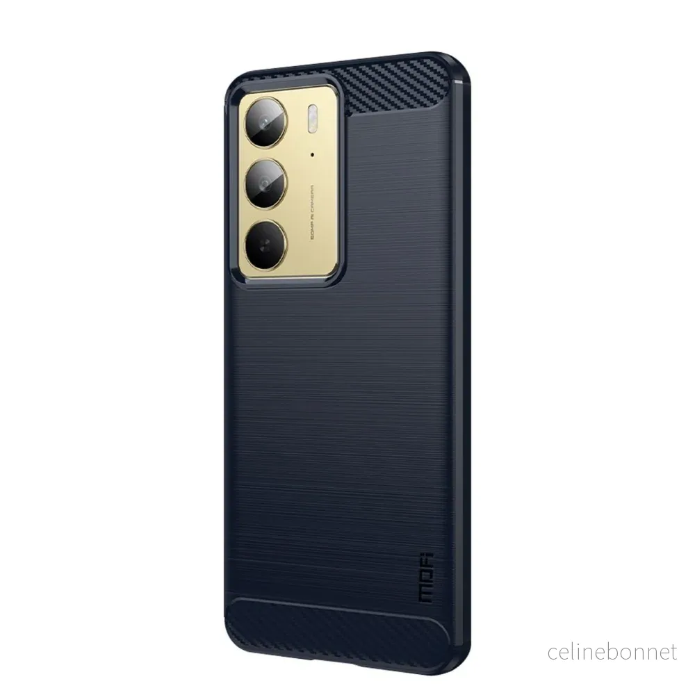 Realme 14X (5G) Brushed Carbon Deksel – Blå v:9541855 Realme 14X (5G) Brushed Carbon Deksel – Blå v:9541855
