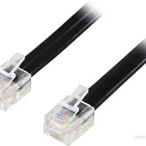 DELTACO modulkabel RJ12/6C 2m,svart v:3903208