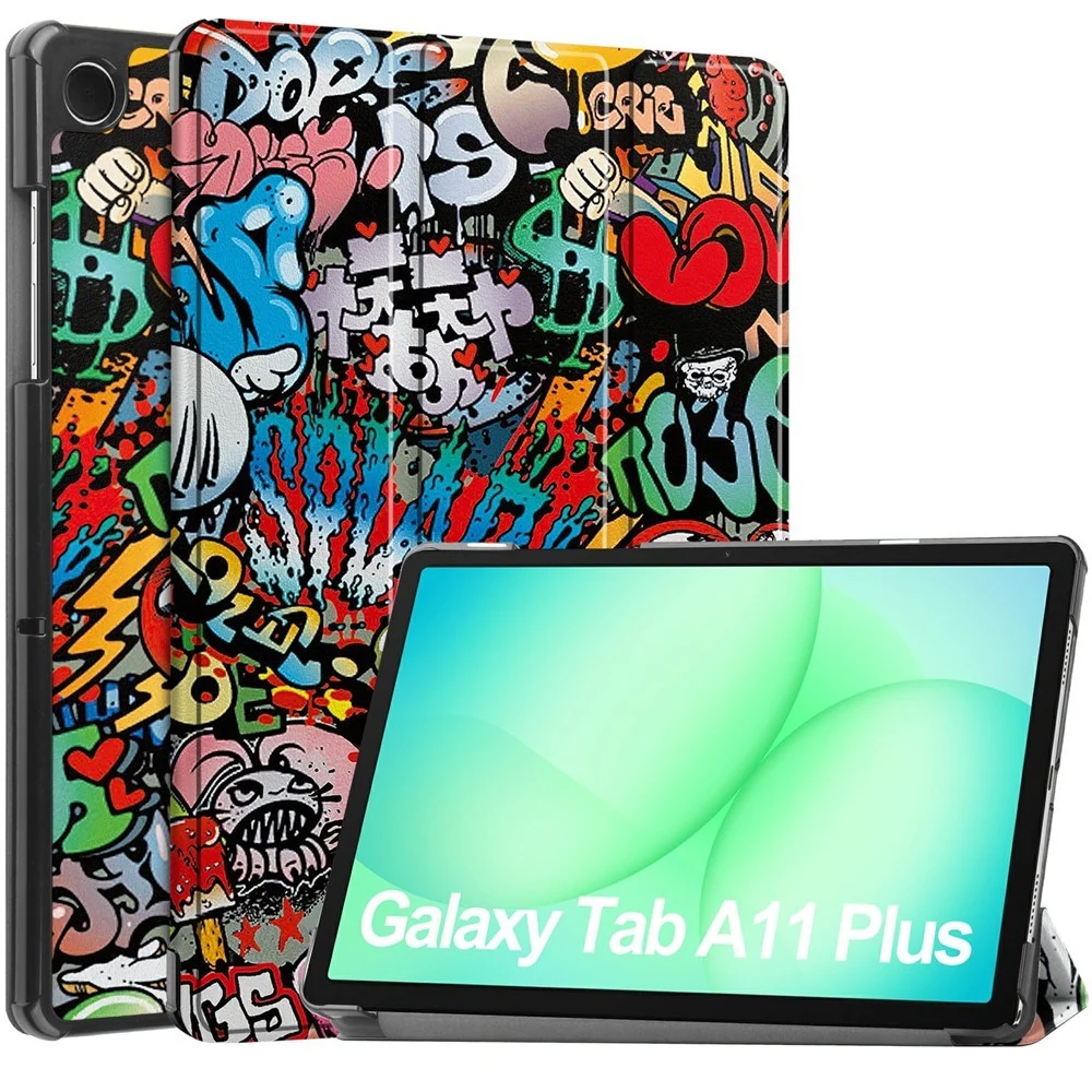 Samsung Galaxy Tab A11+ (Plus) EIDERWOOD Kunstskinn Flipp Deksel med M v:8424423 Samsung Galaxy Tab A11+ (Plus) EIDERWOOD Kunstskinn Flipp Deksel med M v:8424423