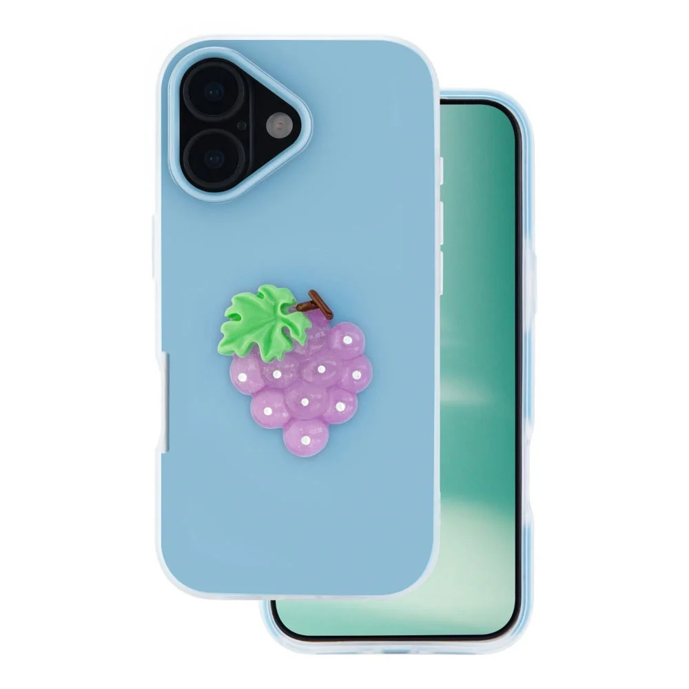 iPhone 17 TFO 3D Frukt Deksel – Druer v:5972340