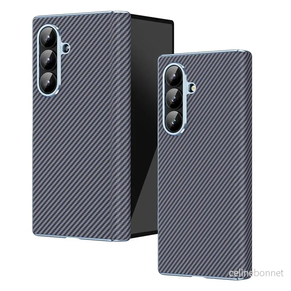 Samsung Galaxy Z Fold8 Ultra EIDERWOOD Karbonfiber Deksel – Grå v:5931479