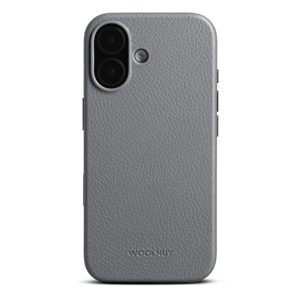 WOOLNUT iPhone 17 Ekte Skinn Deksel – MagSafe Kompatibel – Grå v:4058564 WOOLNUT iPhone 17 Ekte Skinn Deksel – MagSafe Kompatibel – Grå v:4058564