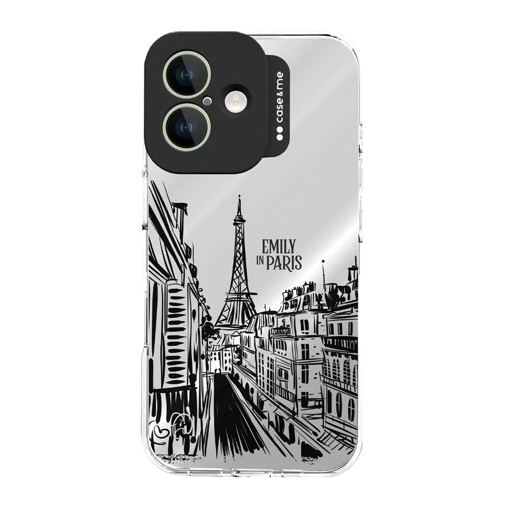 Case&Me – Emily in Paris iPhone 16 Deksel – Eiffel Tower v:5959716
