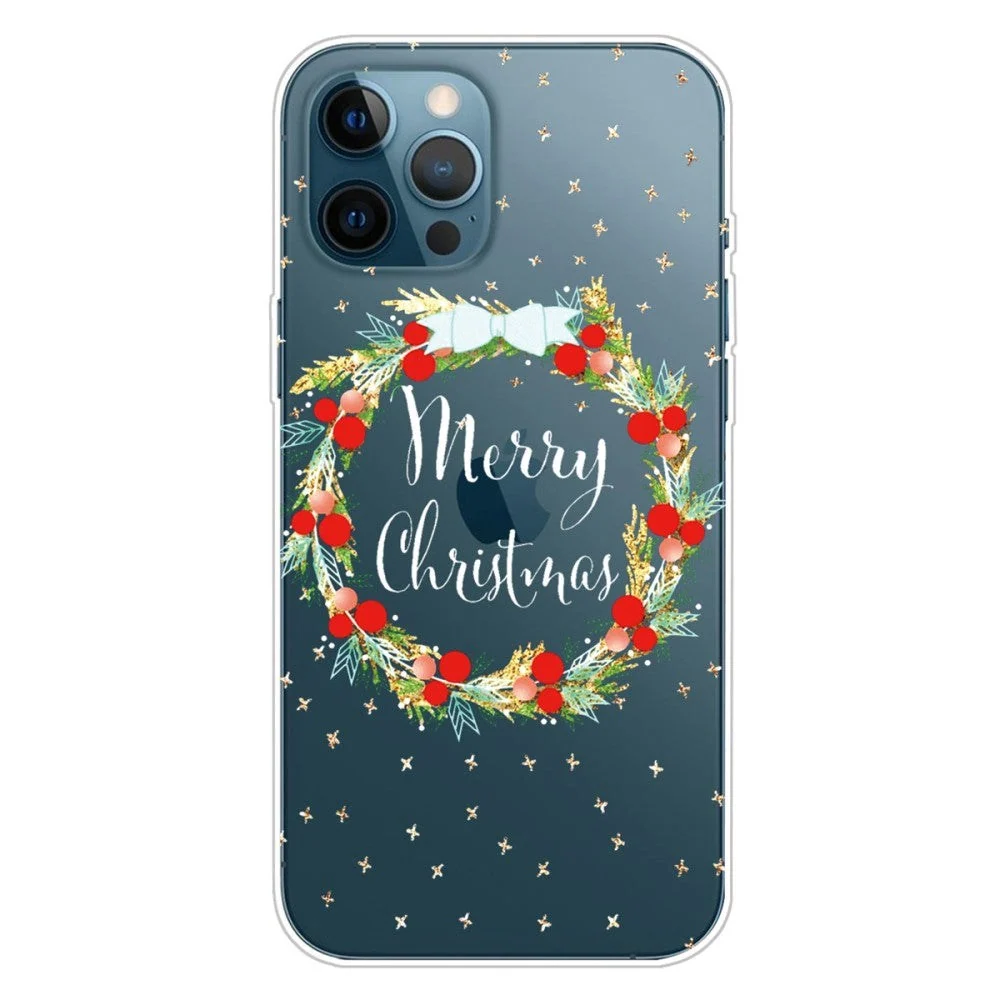 iPhone 14 Pro TPU Plast Jul Deksel – Julekrans v:4622224 iPhone 14 Pro TPU Plast Jul Deksel – Julekrans v:4622224