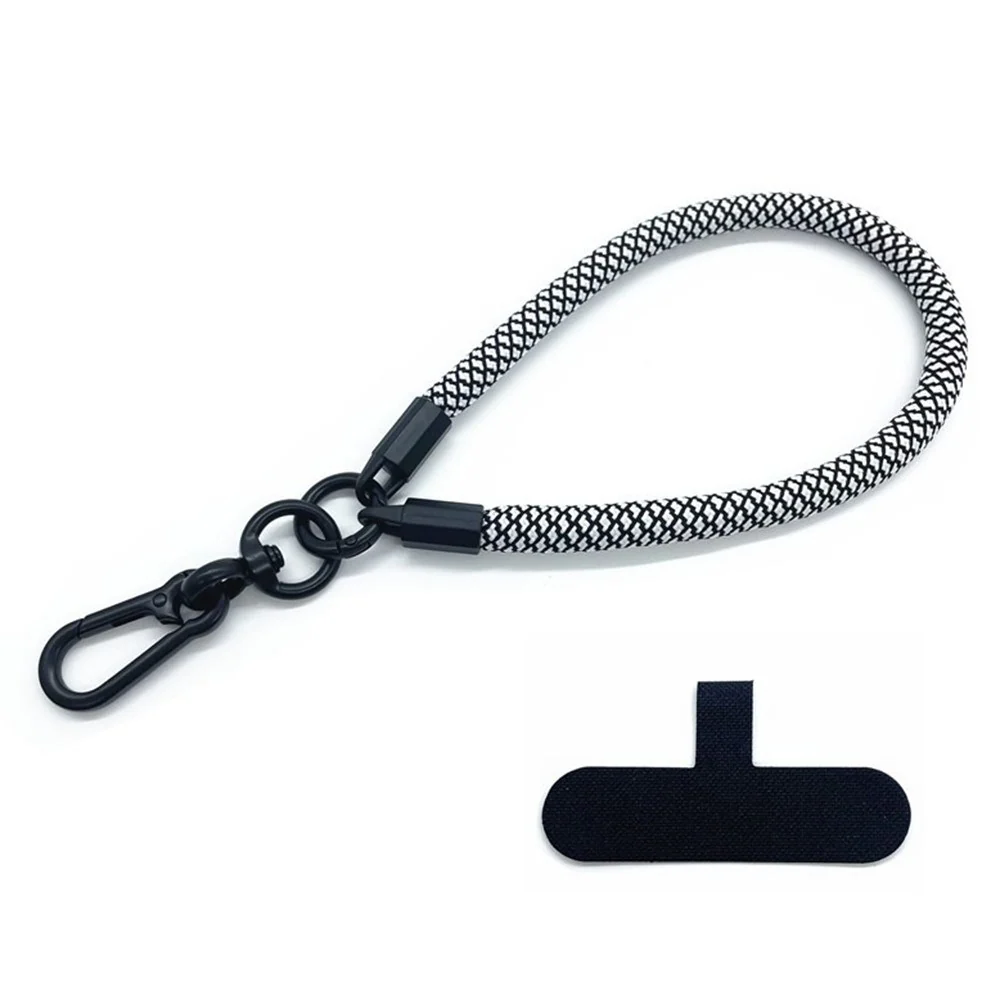 Polyester Håndleddsstropp m. Innleggsplate - 30cm - Hvit / Svart v:4503283