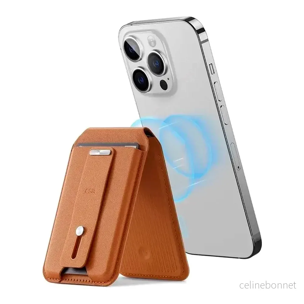 ESR GeoWallet Kortholder m. Ståfunksjon – MagSafe Kompatibel – Brun v:4933628 ESR GeoWallet Kortholder m. Ståfunksjon – MagSafe Kompatibel – Brun v:4933628