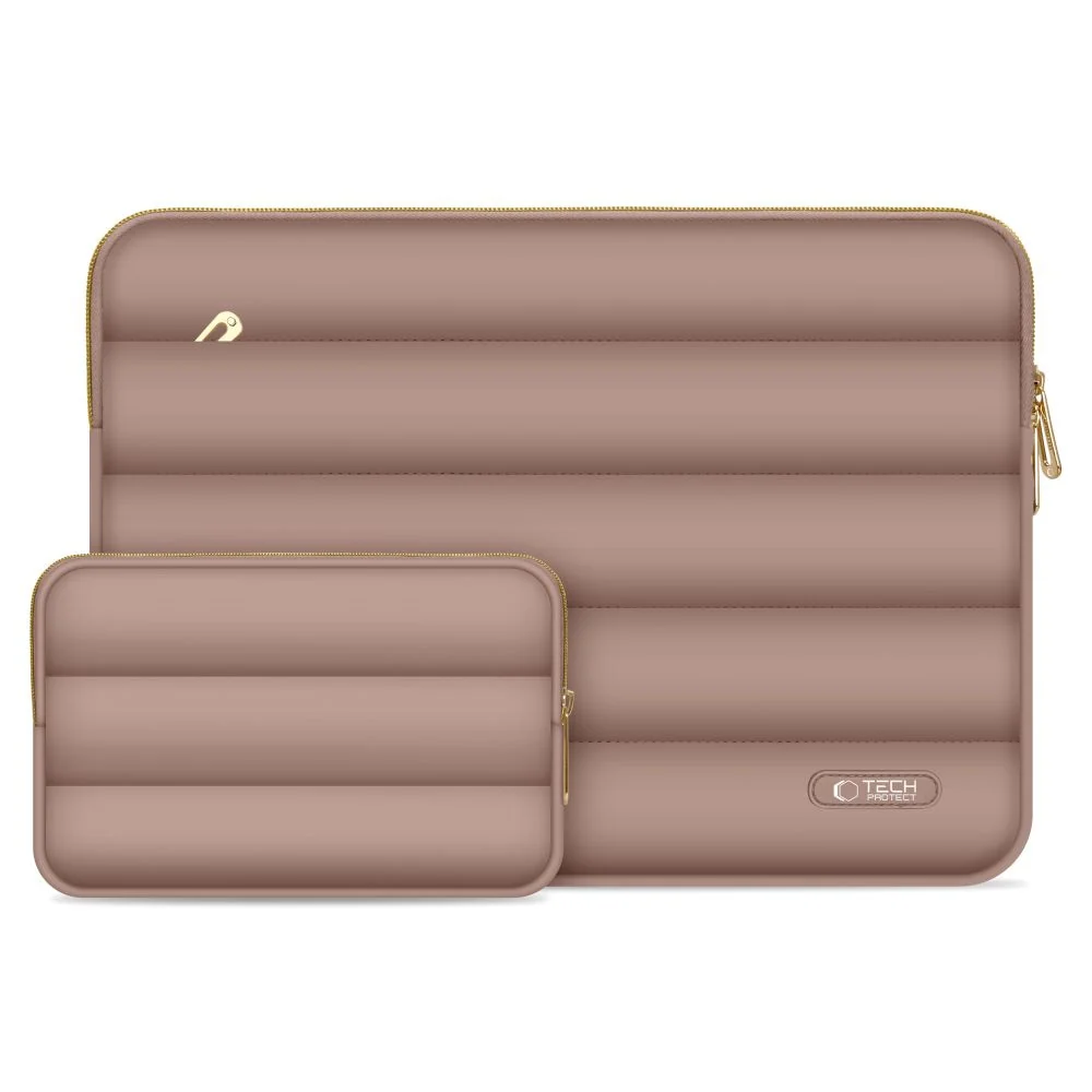 Tech-Protect Puffy MacBook / Laptop 13-14" Sleeve m. Liten Veske – Bru v:5114862 Tech-Protect Puffy MacBook / Laptop 13-14" Sleeve m. Liten Veske – Bru v:5114862