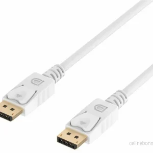 NORDIQZENZ Displayport til Displayport-kabel, Hvit, 3m v:3704451