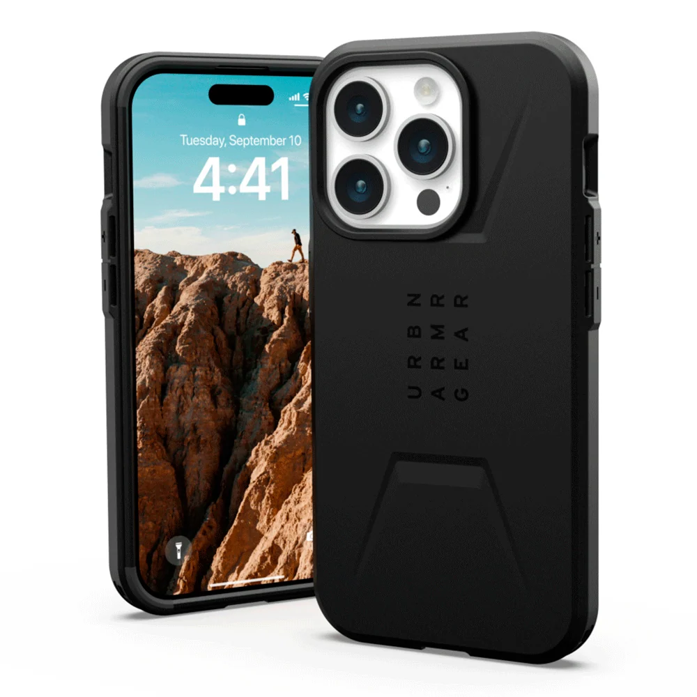 iPhone 15 Pro UAG CIVILIAN Series Deksel – MagSafe Kompatibel – Black v:6228770 iPhone 15 Pro UAG CIVILIAN Series Deksel – MagSafe Kompatibel – Black v:6228770