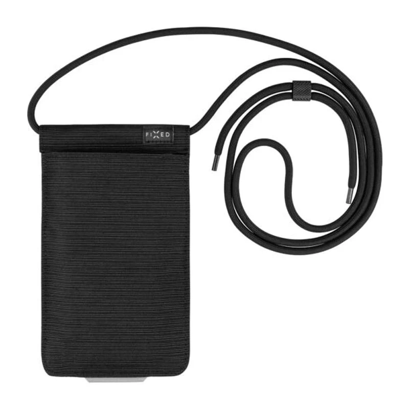 Fixed Mobilveske med Snøring (105 x 185 mm) – Svart v:8588641 Fixed Mobilveske med Snøring (105 x 185 mm) – Svart v:8588641