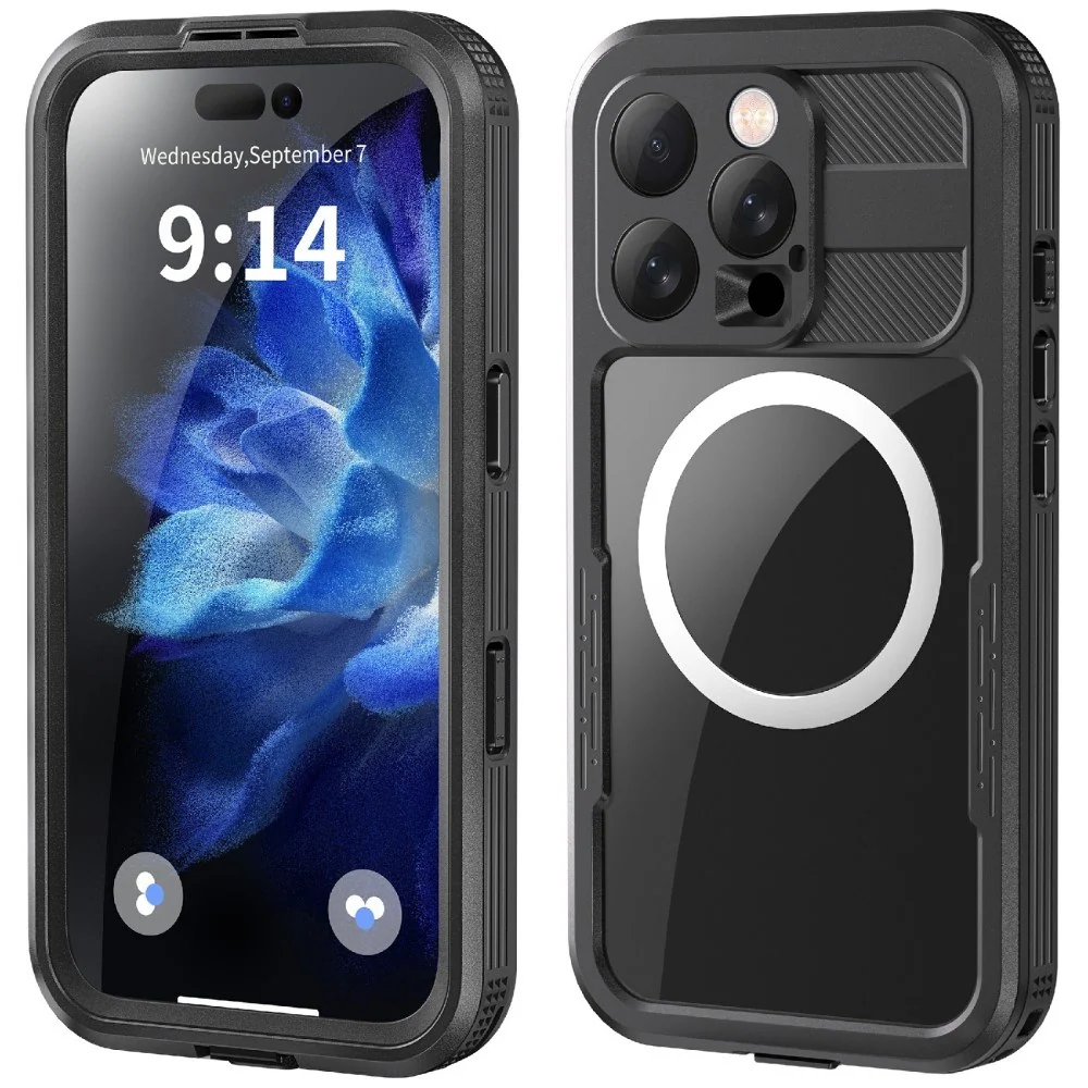 iPhone 16 Pro Vanntett Håndverker Deksel m. Skjermbeskytter og Stropp v:3981760 iPhone 16 Pro Vanntett Håndverker Deksel m. Skjermbeskytter og Stropp v:3981760