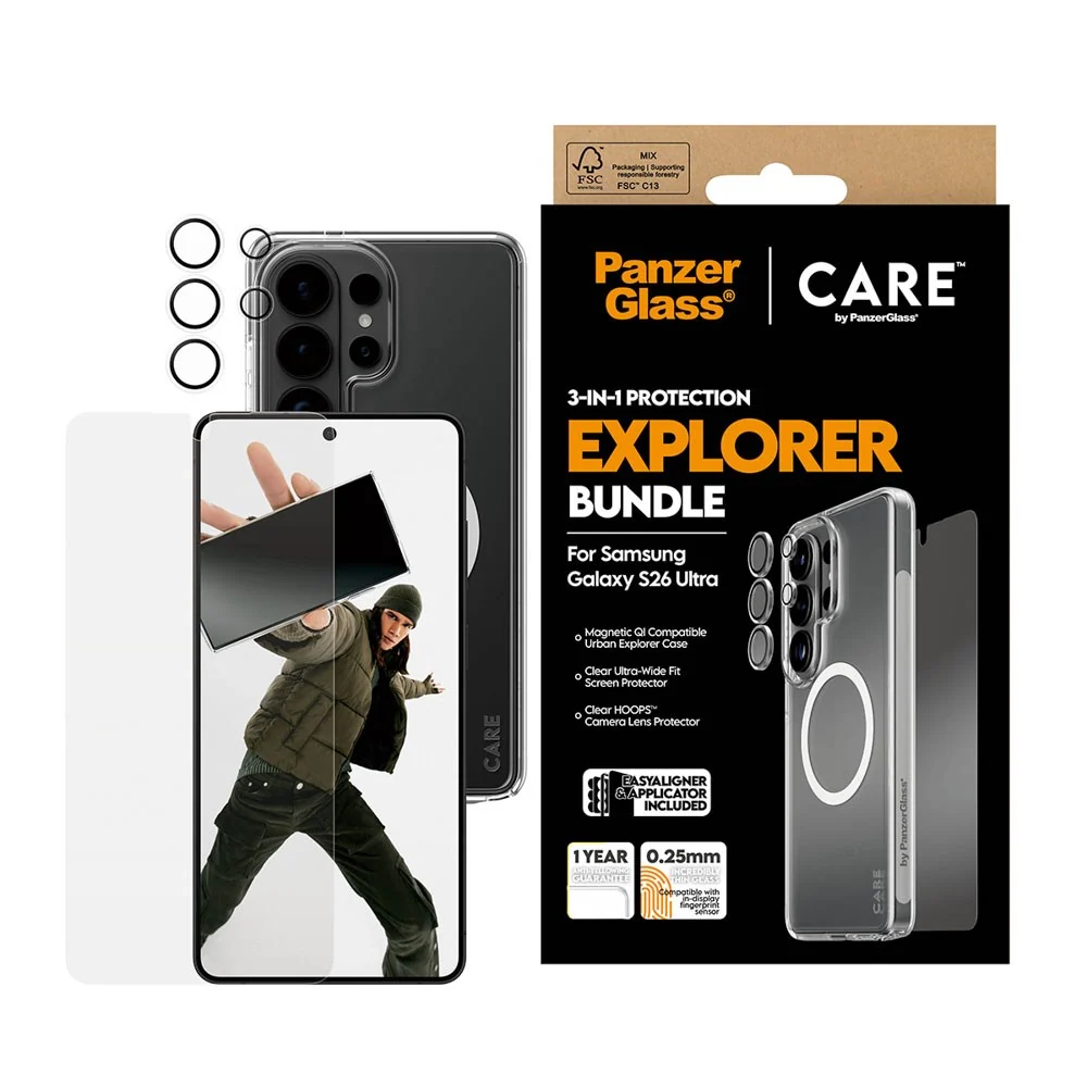 Samsung Galaxy S26 Ultra Urban Combat 3-in-1 Bundle med Deksel / Skjer v:5984215