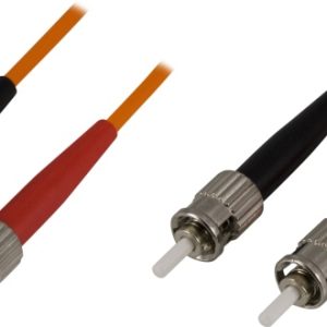 DELTACO fiberkabel, ST-ST, 62,5/125, OM1, duplex, multimodus,10m v:3364343 DELTACO fiberkabel, ST-ST, 62,5/125, OM1, duplex, multimodus,10m v:3364343