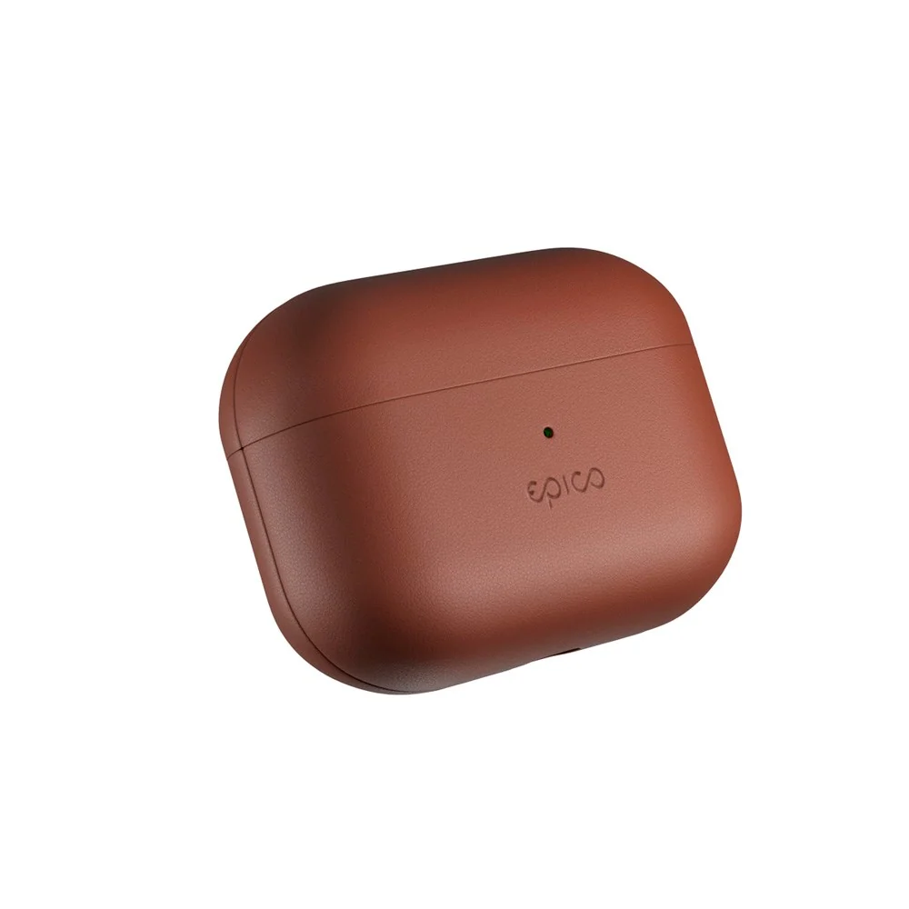 Apple AirPods Pro (3. gen.) Epico Ekte Skinn Deksel – Brun v:3530603 Apple AirPods Pro (3. gen.) Epico Ekte Skinn Deksel – Brun v:3530603