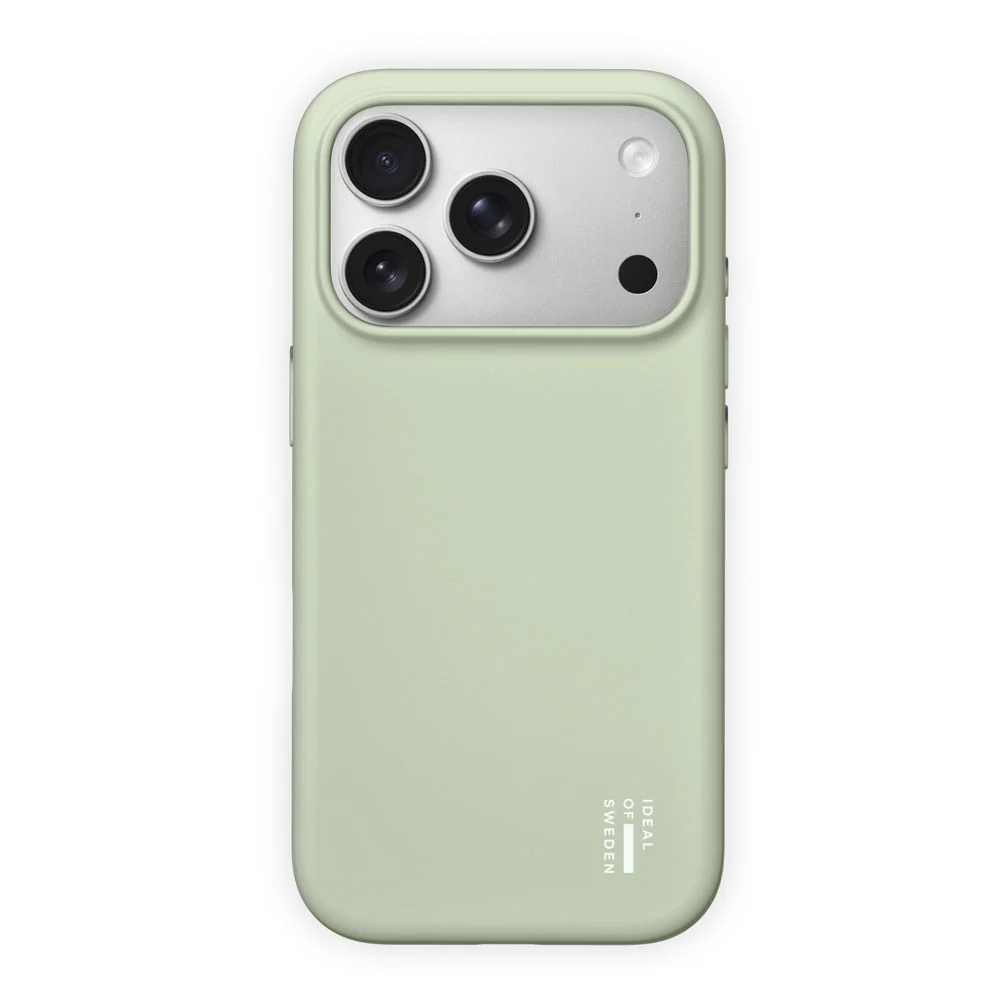 iPhone 17 Pro iDeal Of Sweden Silicone Deksel - Sage Green v:5778391