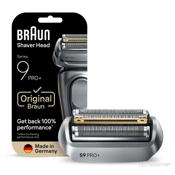 Braun Series 9 PRO+ elektrisk barbermaskin - ORIGINAL erstatningshode, 96M - Sølv v:7879983