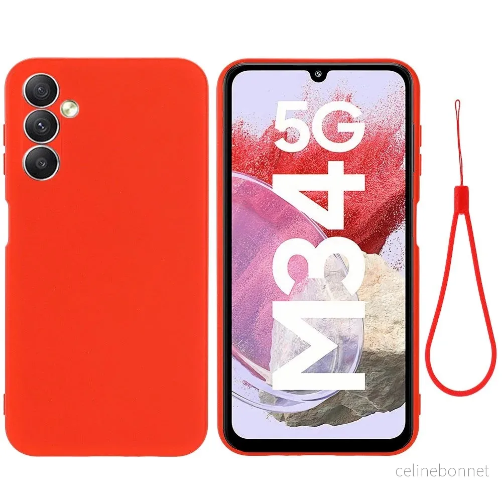 Samsung Galaxy M34 (5G) / F34 (5G) Liquid Silikon Deksel med Stropp – v:4684724