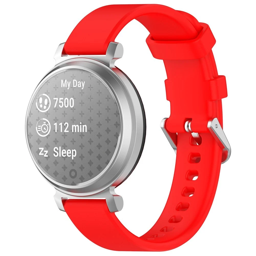 EIDERWOOD Universal Smartwatch 14mm Silikonrem med Metallspenne – Rød v:6114907 EIDERWOOD Universal Smartwatch 14mm Silikonrem med Metallspenne – Rød v:6114907