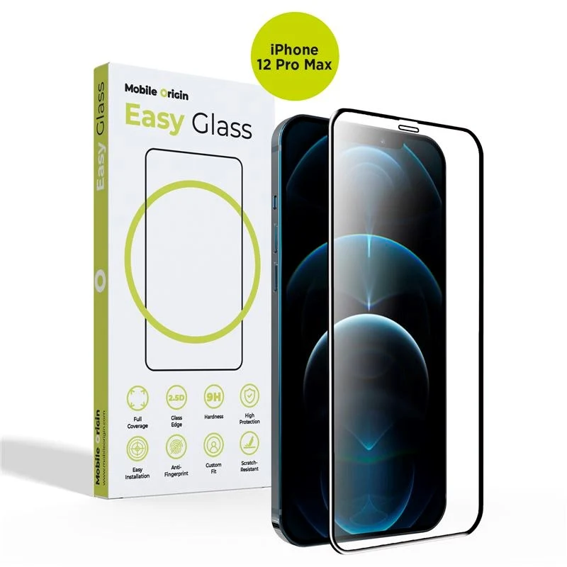 iPhone 12 Pro Max Mobile Origin EasyGlass Skjermbeskytter – Gjennomsik v:3469576 iPhone 12 Pro Max Mobile Origin EasyGlass Skjermbeskytter – Gjennomsik v:3469576
