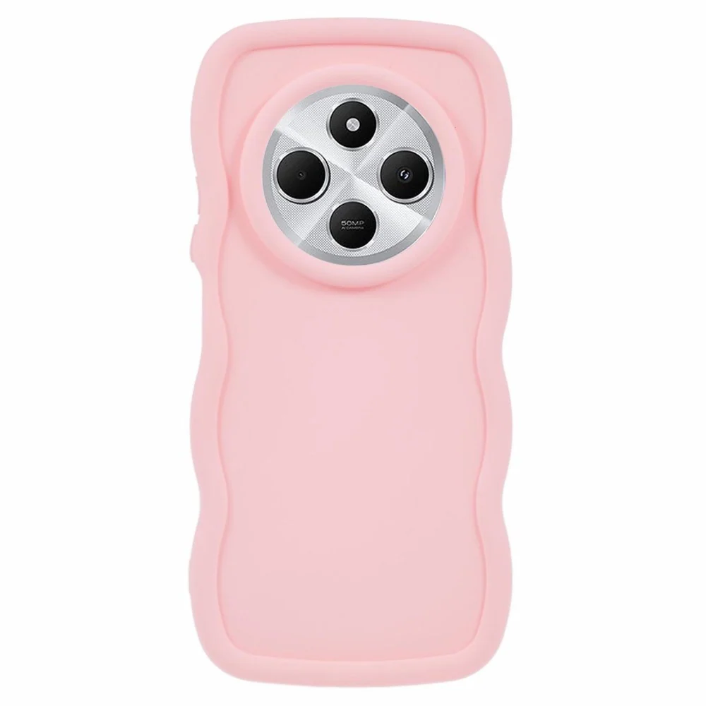 EIDERWOOD Xiaomi Redmi 14C Fleksibelt Plast Wavy Deksel – Rosa v:7131744 EIDERWOOD Xiaomi Redmi 14C Fleksibelt Plast Wavy Deksel – Rosa v:7131744