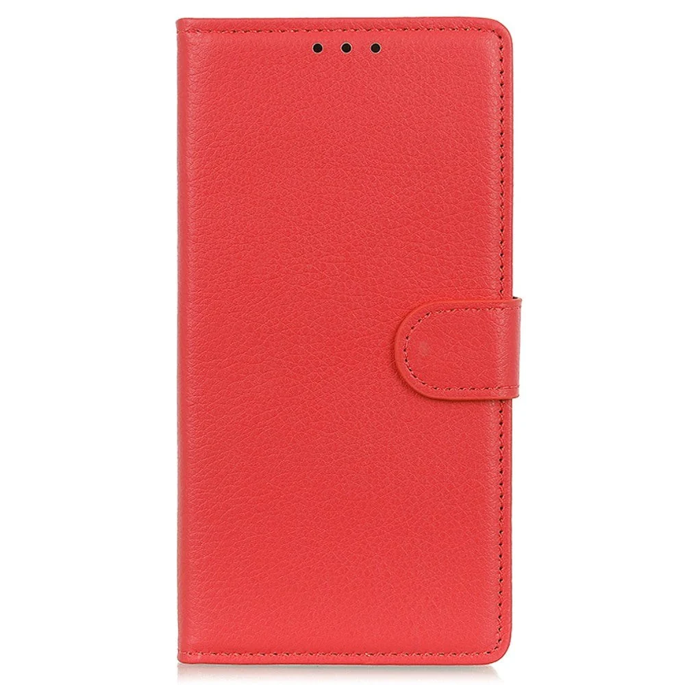 Nokia XR21 Litchi Skinn Deksel m. Lommebok – Rød v:8802395