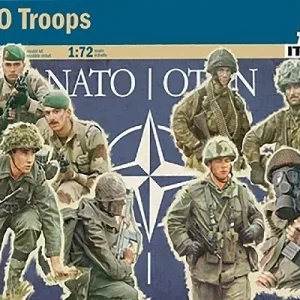 Italeri 1:72 NATO Troops – inneholder 48 figurer v:2504635 Italeri 1:72 NATO Troops – inneholder 48 figurer v:2504635