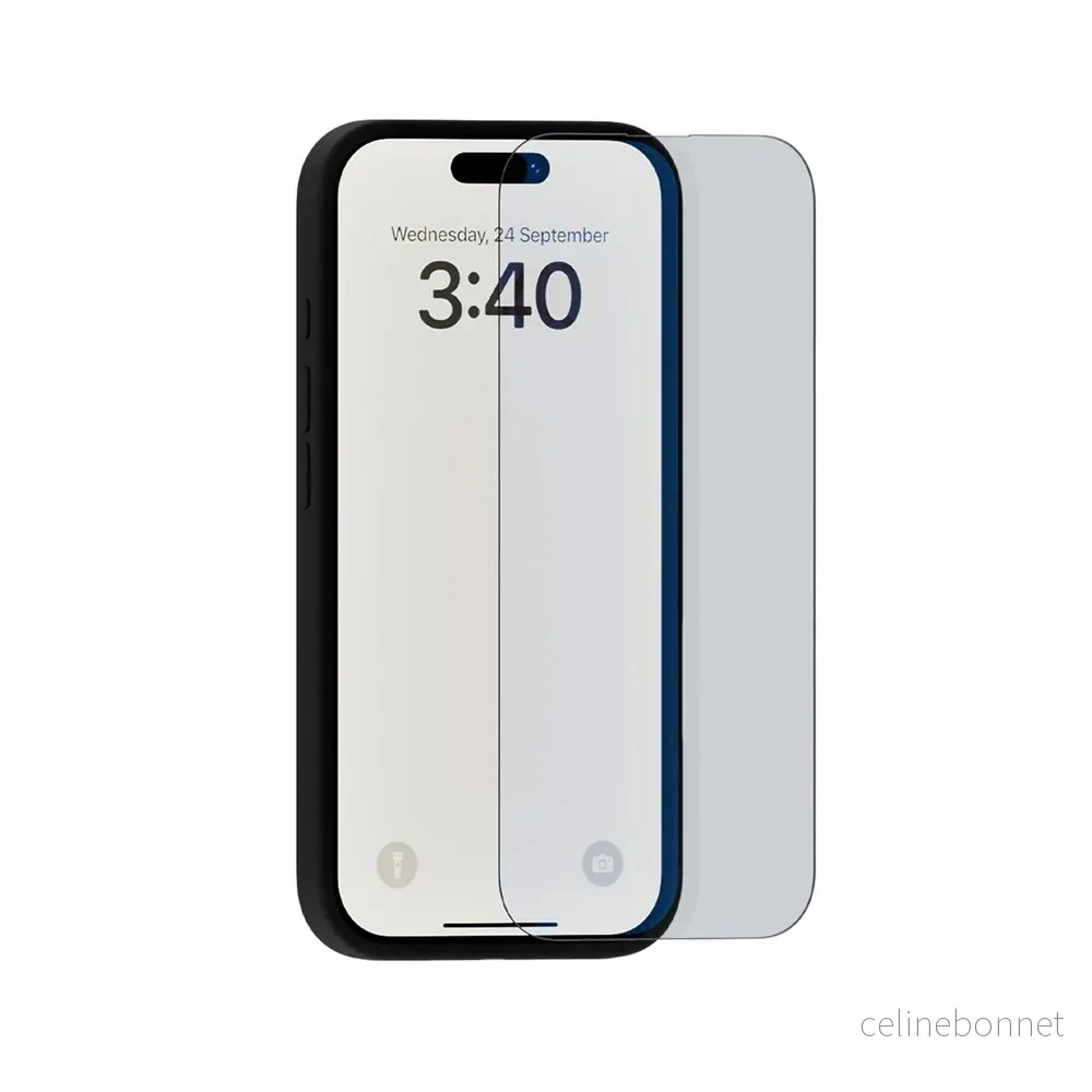 iPhone 16 / 15 / 15 Pro Holdit Skjermbeskytter Herdet Glass – Case Fri v:251541 iPhone 16 / 15 / 15 Pro Holdit Skjermbeskytter Herdet Glass – Case Fri v:251541