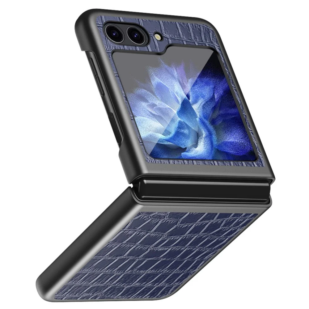 EIDERWOOD Samsung Galaxy Z Flip7 FE / Flip6 Skinnkledd Plast Deksel m. v:1840496 EIDERWOOD Samsung Galaxy Z Flip7 FE / Flip6 Skinnkledd Plast Deksel m. v:1840496