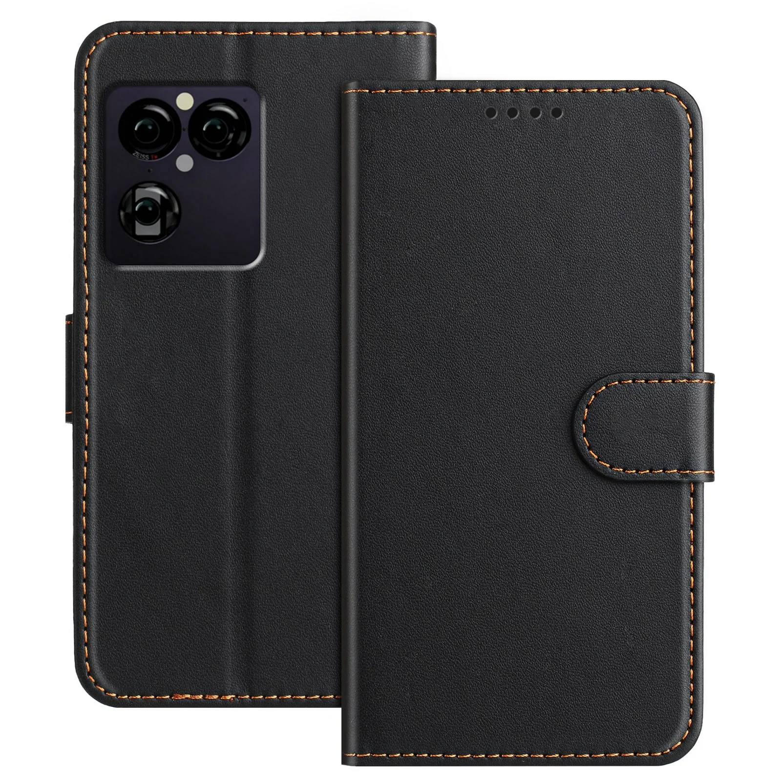Sony Xperia 1 VIII EIDERWOOD Flip Deksel i Kunstskinn med Stativfunksj v:637481