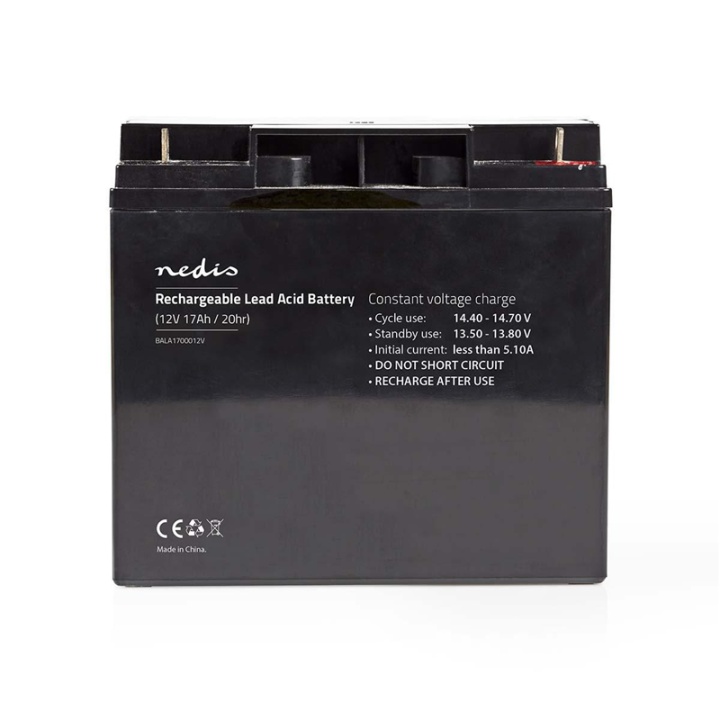 Nedis Oppladbart blybatteri | 12 V | 17000 mAh v:7821390