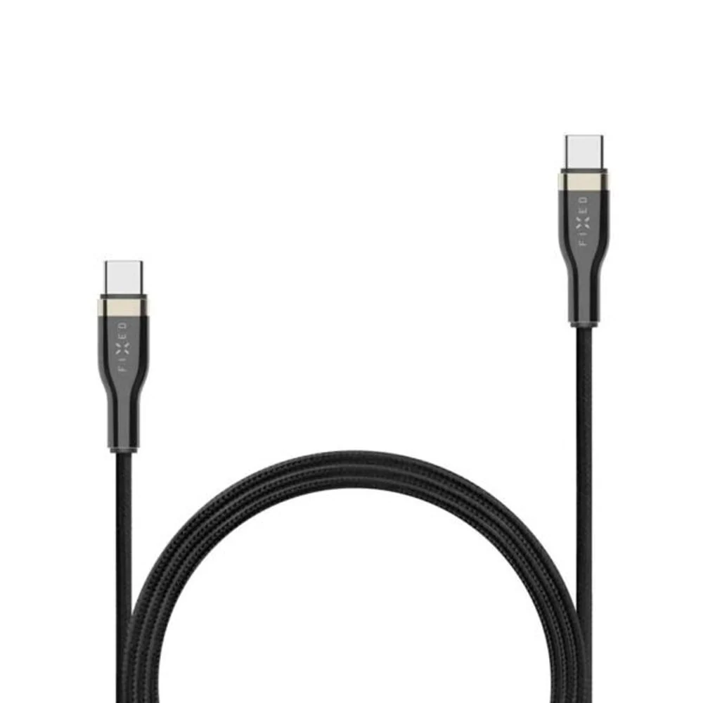 Fixed Metal USB-C til USB-C PD Kabel 100W – 1.2m – Svart v:3890545