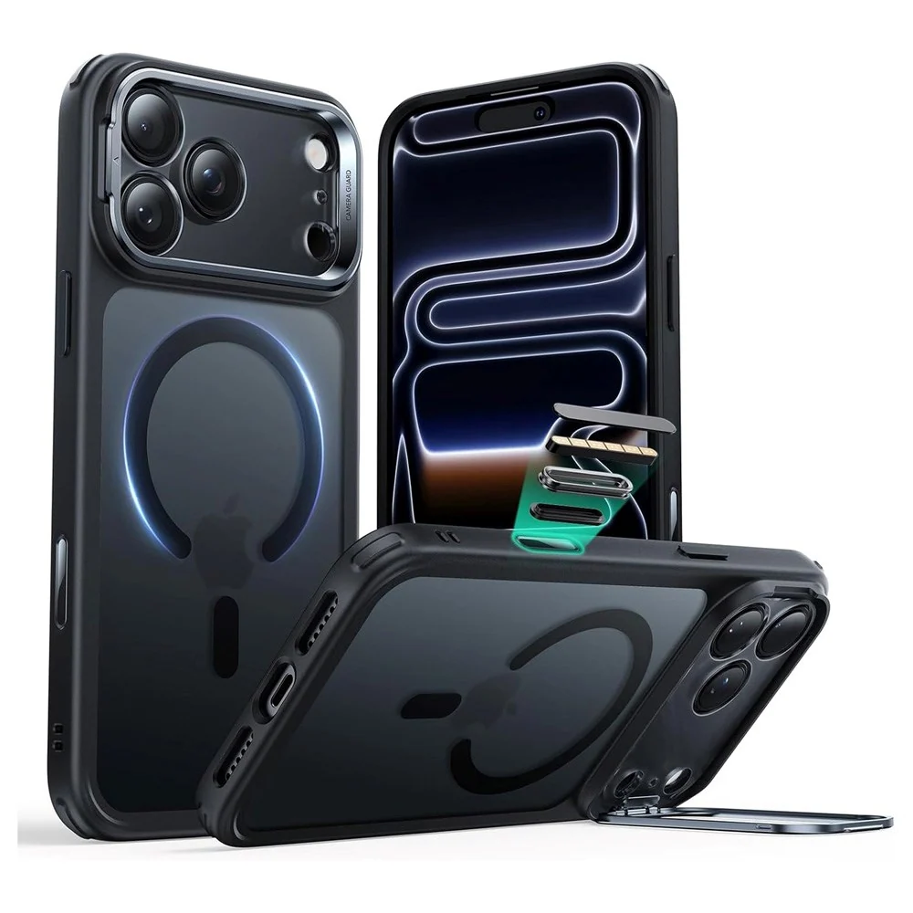 ESR iPhone 17 Pro Classic Hybrid Stash Case med Kickstand – MagSafe Ko v:6915765 ESR iPhone 17 Pro Classic Hybrid Stash Case med Kickstand – MagSafe Ko v:6915765