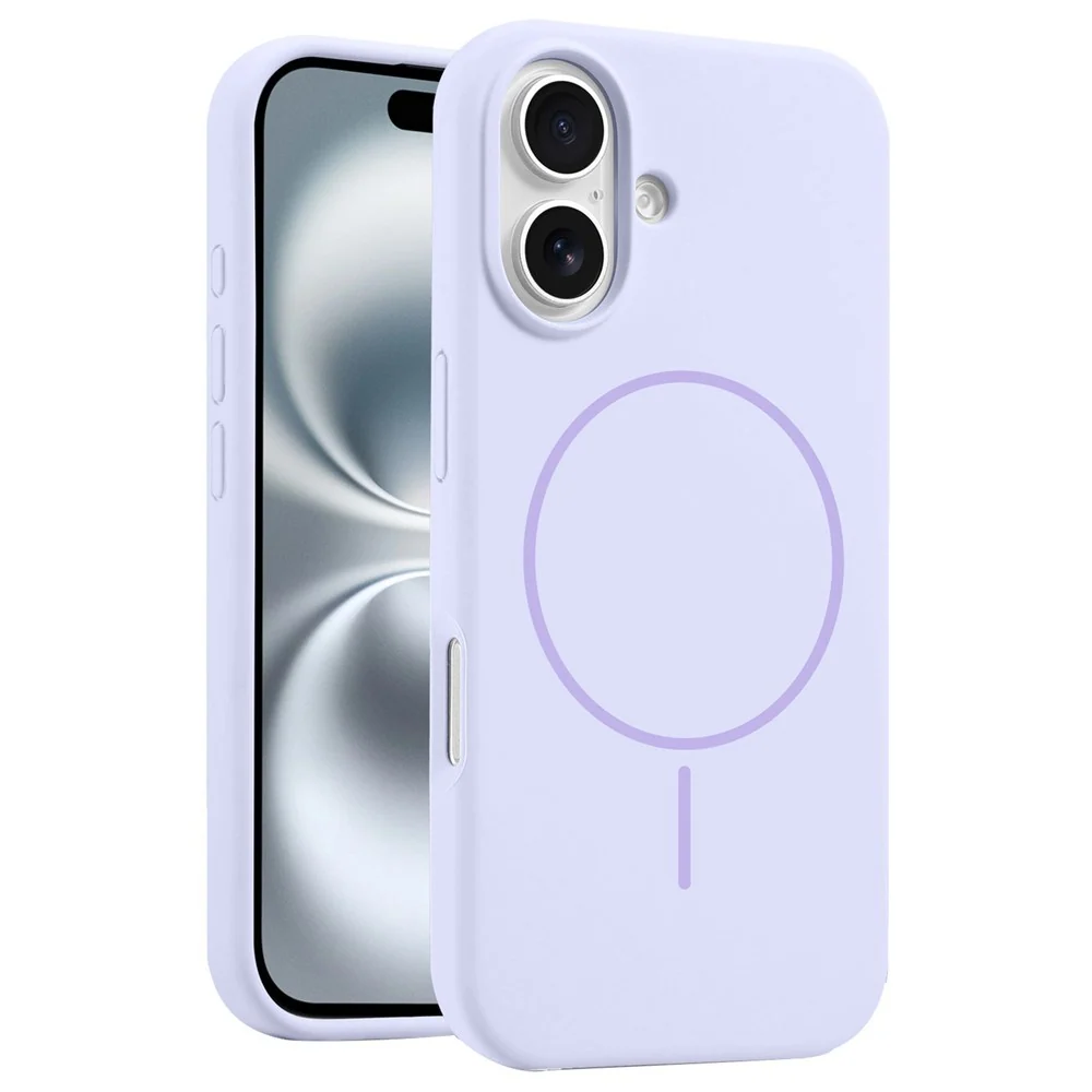 EIDERWOOD iPhone 16 Plus Silikon Deksel – MagSafe Kompatibel – Lilla v:3249095