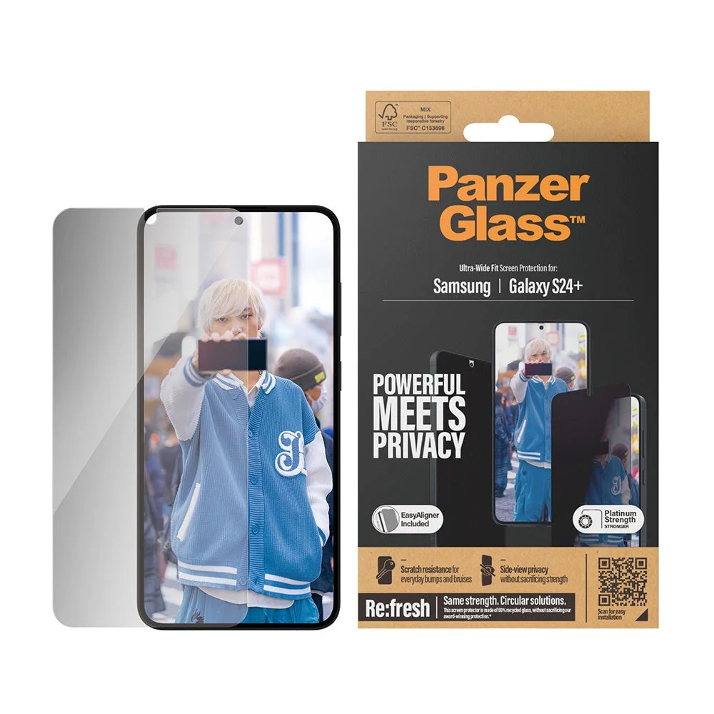 Samsung Galaxy S24+ (Plus) PanzerGlass Ultra Wide Fit Re:fresh Skjermb v:4454880 Samsung Galaxy S24+ (Plus) PanzerGlass Ultra Wide Fit Re:fresh Skjermb v:4454880