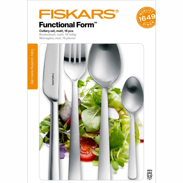 Fiskars Bestikksett med 16 deler i gaveeske matt v:3088915