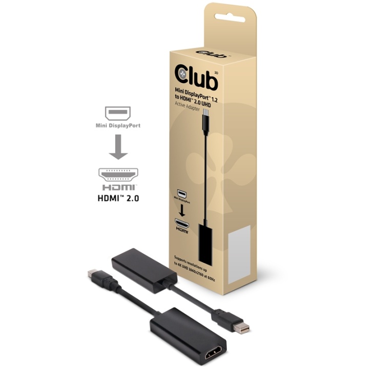 Club 3D Mini Displayport 1.2 – HDMI 2.0-adapter CAC-2170 v:9334889
