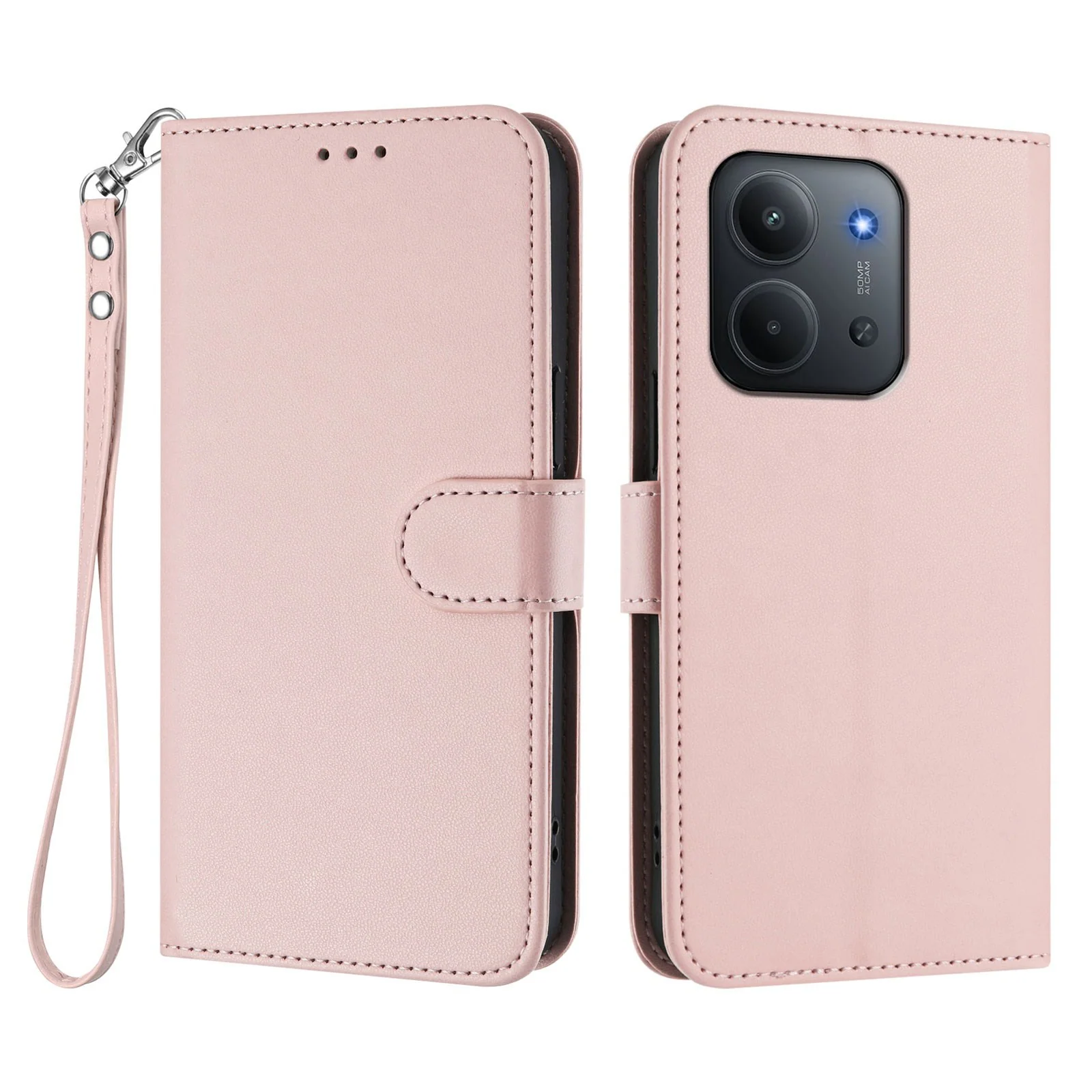 Xiaomi Redmi 15C (5G) / (4G) EIDERWOOD Flipdeksel med Kortholder & Sta v:9566182