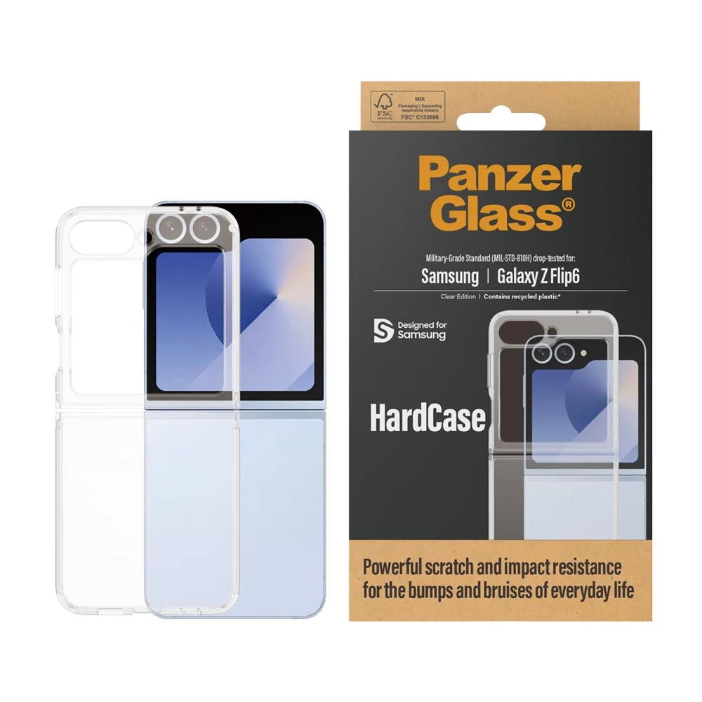Samsung Galaxy Z Flip7 FE / Flip6 Deksel PanzerGlass HardCase AntiBact v:5889253 Samsung Galaxy Z Flip7 FE / Flip6 Deksel PanzerGlass HardCase AntiBact v:5889253
