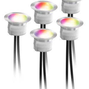 DELTACO Smart H decklight extens kit 5 lys varmt hvitt lys RGB v:2508795 DELTACO Smart H decklight extens kit 5 lys varmt hvitt lys RGB v:2508795