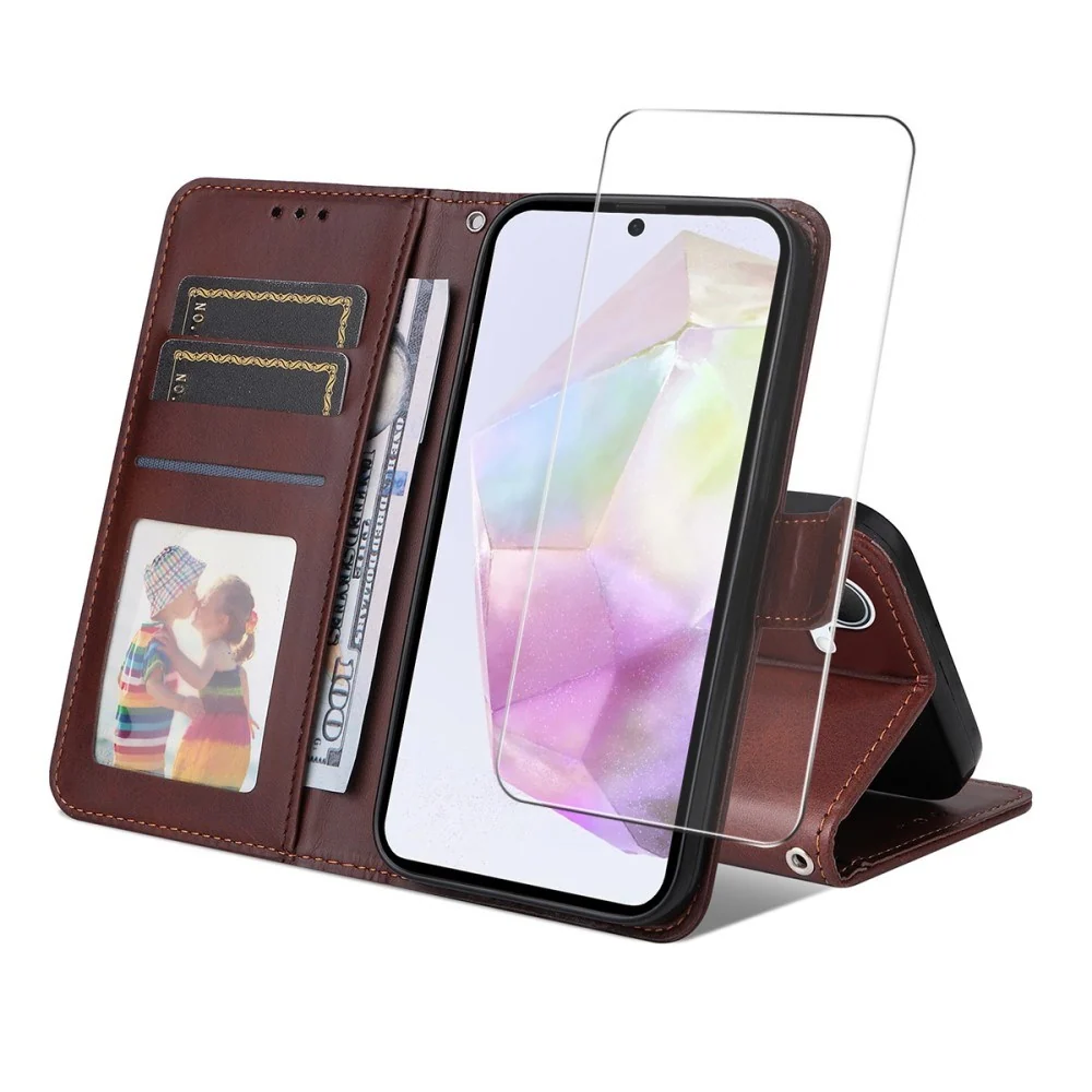 EIDERWOOD Samsung Galaxy A56 (5G) / A36 (5G) 2-i-1 Kunstskinn Flip Dek v:8050074 EIDERWOOD Samsung Galaxy A56 (5G) / A36 (5G) 2-i-1 Kunstskinn Flip Dek v:8050074